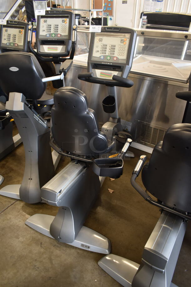 Matrix R-3x/5x/7x Commercial Floor Style Stationary Exercise Bicycle. 100-240 Volts, 1 Phase. Tested and Working!
 - Image 1 of 6