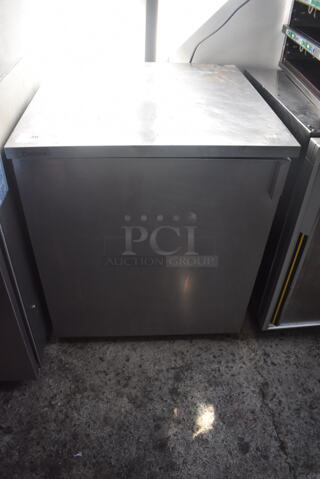 Delfield 407-DHL-BK2 Commercial Stainless Steel Electric Undercounter Freezer With Steel Racks. 115V, 1 Phase. Tested and Working!