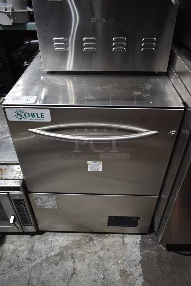 2020 Noble Wareforce UH30-E Stainless Steel Commercial Energy Efficient High Temp Undercounter Dishwasher. 208/230 Volts, 1 Phase.