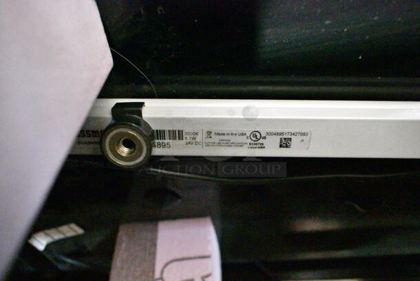 BRAND NEW! Hussmann CR3-P-4-SH-RSS-R Metal Open Grab N Go Merchandiser w/ Top Cabinet. 120/208-240 Volts, 1 Phase.  - Image 8 of 11