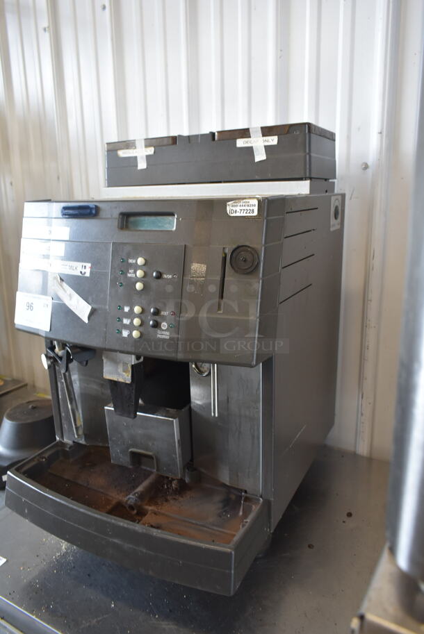 Schaerer Ambiente Stainless Steel Commercial Countertop Coffee Espresso Machine w/ 2 Hoppers and Steam Wand. 210 Volts.  - Image 3 of 10