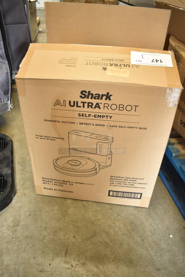 IN ORIGINAL BOX! Shark AV2501S AI Ultra Robot Self Empty Vacuum Cleaner.  - Image 3 of 4