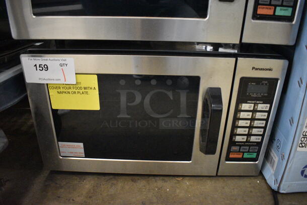 2018 Panasonic NE-1054F T Metal Countertop Commercial Microwave Oven. 120 Volts, 1 Phase. 20x13x12 - Image 1 of 5
