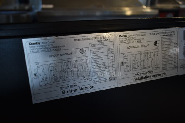 BRAND NEW SCRATCH AND DENT! Danby DWC053D1BSSPR Professional 51-Bottle Dual Zone Wine Cellar Cooler Merchandiser. 115 Volts, 1 Phase. Tested and Working! - Image 3 of 3