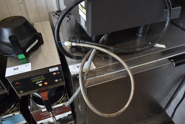 Schaerer Ambiente Stainless Steel Commercial Countertop Coffee Espresso Machine w/ 2 Hoppers and Steam Wand. 210 Volts.  - Image 10 of 10