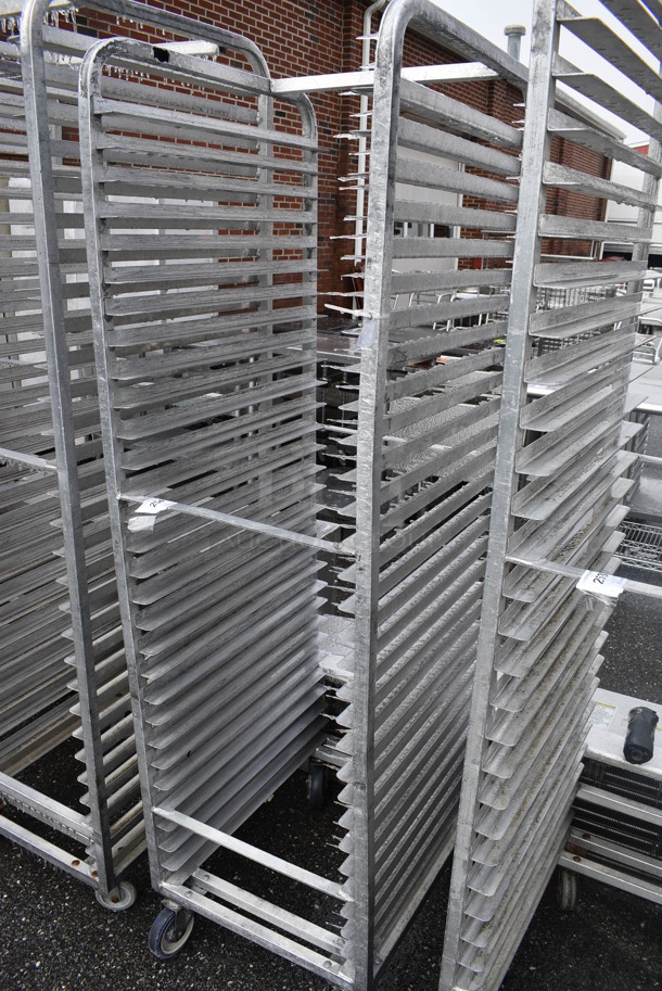 Metal Commercial Pan Transport Rack on Commercial Casters. 20.5x26x70 - Image 3 of 4