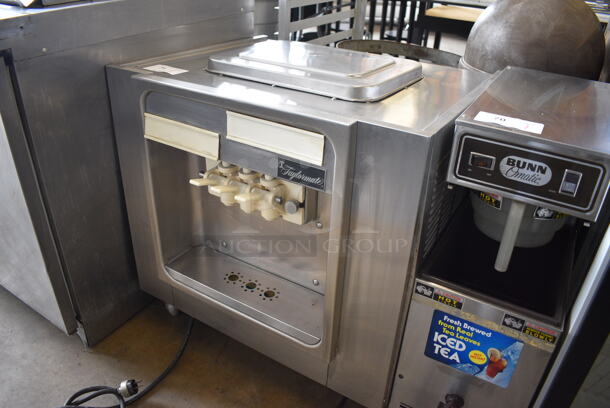 Taylor Model 162-27 Stainless Steel Commercial Countertop 2 Flavor w/ Twist Soft Serve Ice Cream Machine. 208/230 Volts, 1 Phase. 29x24x29 - Image 2 of 7