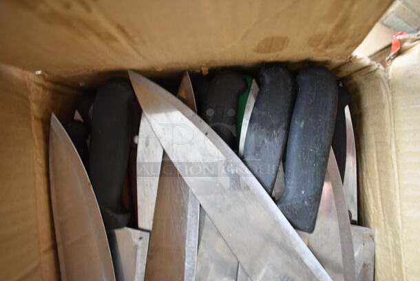 60 SHARPENED Stainless Steel Knives Including Chef Knives. 60 Times Your Bid!  - Image 7 of 7