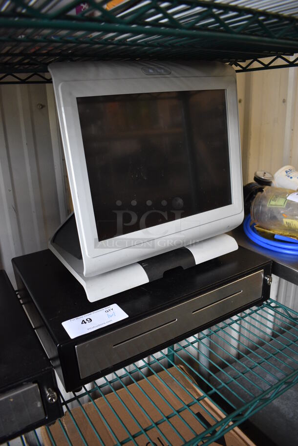 Par 15" POS Monitor and Metal Cash Drawer - Image 2 of 5