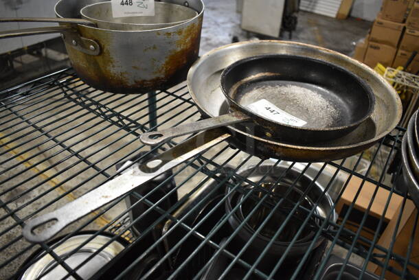 2 Various Metal Skillets. 26x14.5x2, 18x10.5x2. 2 Times Your Bid! - Image 1 of 2