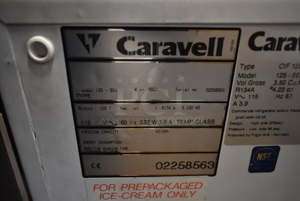 Caravell 125-552 Metal Commercial Mini Cooler Merchandiser. 115 Volts, 1 Phase. Tested and Working! - Image 6 of 7