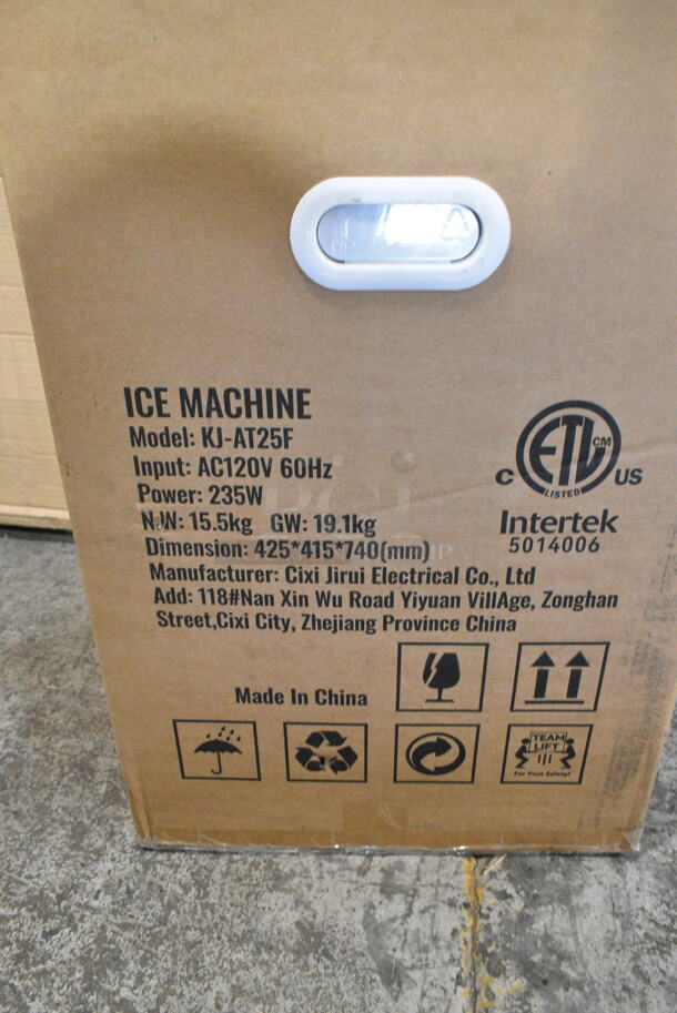 BRAND NEW SCRATCH AND DENT! Vevor KJ-AT25F Metal Commercial Self Contained Undercounter Ice Maker.  - Image 3 of 3