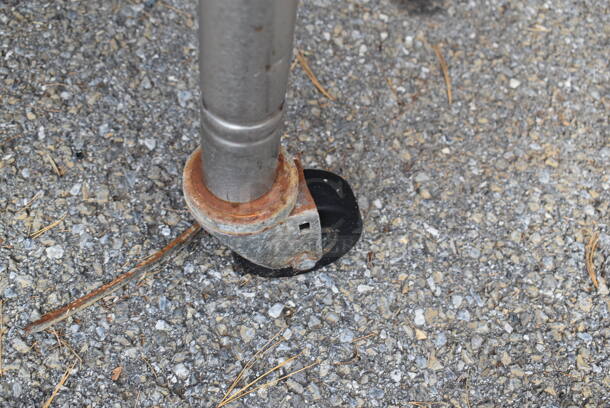 Stainless Steel Table on Commercial Casters. 96x30x33 - Image 5 of 5