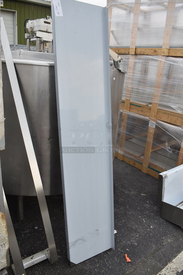 2 BRAND NEW SCRATCH AND DENT! Items; Regency 600PS1572 15" x 72" Stainless Steel Wall Mounted Pot Rack with Shelf and 18 Galvanized Hooks and Regency 600SW72 72" Stainless Steel Wall Mounted Double Line Pot Rack with 18 Galvanized Double Prong Hooks. 2 Times Your Bid! - Image 4 of 7