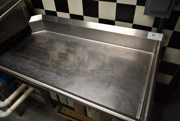 Stainless Steel Commercial Right Side Clean Side Dishwasher Table. Goes GREAT w/ Lots 36 and 37! BUYER MUST REMOVE. (dish room) - Image 3 of 4