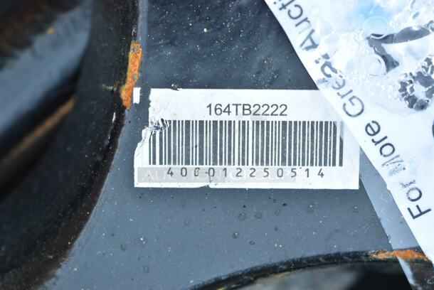 3 BRAND NEW SCRATCH AND DENT! Lancaster Table & Seating 164TB2222 22" x 22" Cross Cast Iron Table Base Plate - Image 3 of 3