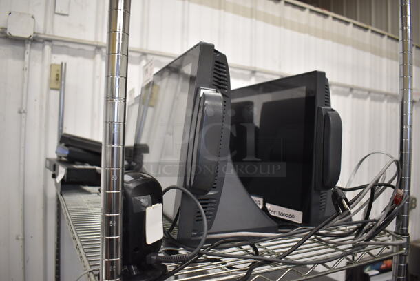 2 Aures J2 680L 15" POS Monitor w/ 1 Barcode Scanner. 2 Times Your Bid! - Image 4 of 6