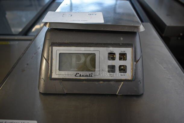 Escali 136KP Stainless Steel Commercial Countertop 13 Pound Capacity Food Portioning Scale. Cannot Test Due To Missing Power Cord - Image 3 of 5