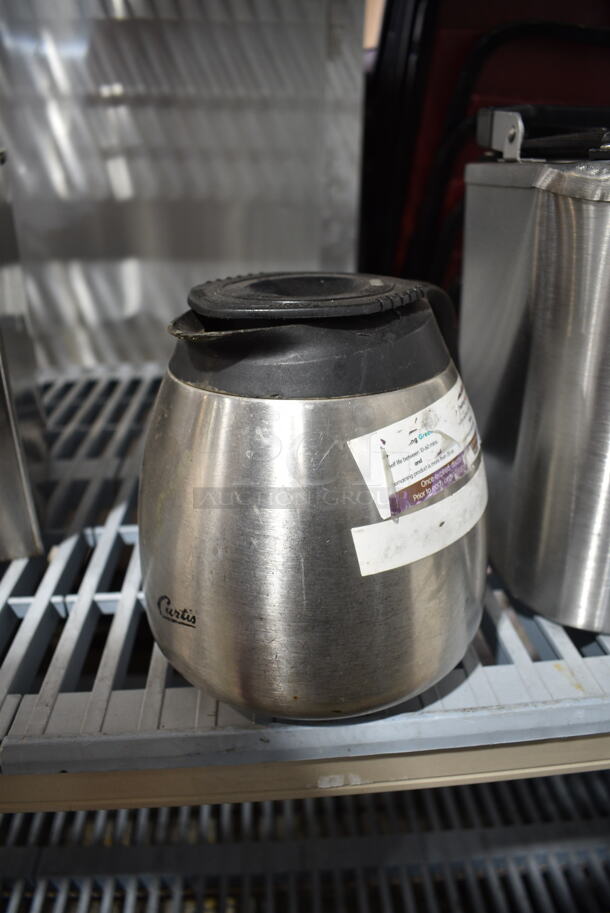 4 Various Metal Items; 3 Satellite Servers and 1 Coffee Pot. 4 Times Your Bid! - Image 6 of 11