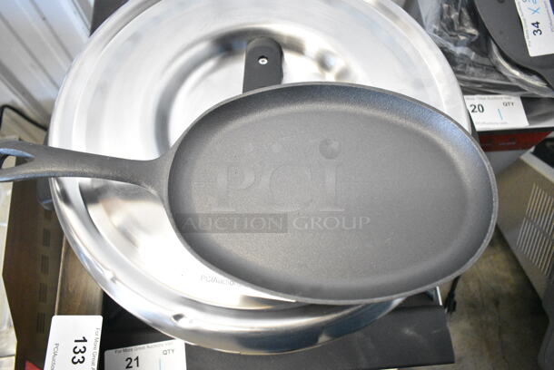 2 BRAND NEW SCRATCH AND DENT! Choice Cast Iron Skillet. 2 Times Your Bid!  - Image 3 of 7