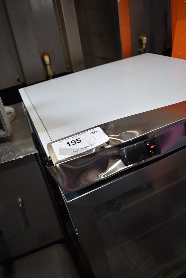 BRAND NEW SCRATCH AND DENT! KoolMore KM-MDF46GD Metal Mini Freezer Merchandiser. See Pictures for Dents. 115 Volts, 1 Phase. Tested and Working! - Image 4 of 8