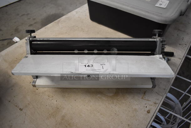 Metal Countertop Manual Dough Sheeter. 25x8x8 - Image 3 of 4