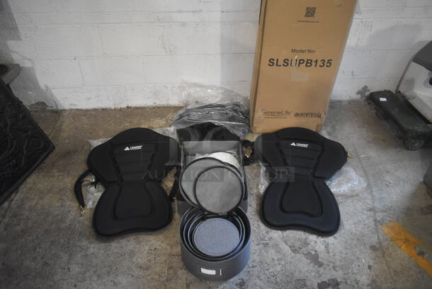 ALL ONE MONEY! Lot of 2 Leader Chair Covers and Bins. - Image 1 of 8