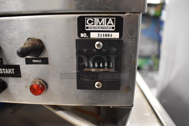 CMA EAH-2 ENERGY STAR Stainless Steel Commercial Straight Pass Through Dishwasher. 115 Volts, 1 Phase. 33x33x58 - Image 5 of 10