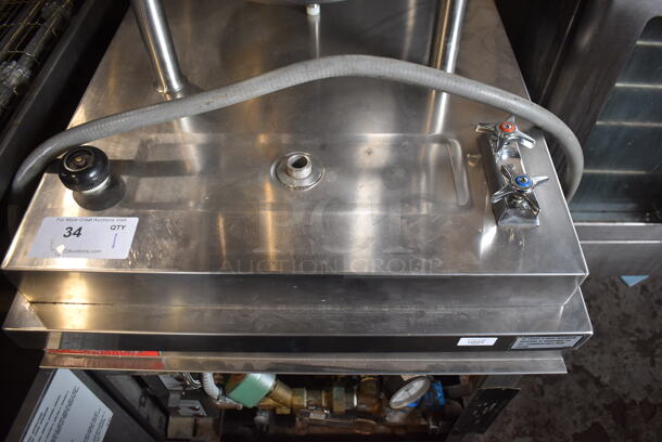 Market Forge M24GT00A Commercial Stainless Steel Floor Standing Natural Gas Steam Kettle Filtration. 120 V/1 Phase. - Image 8 of 10