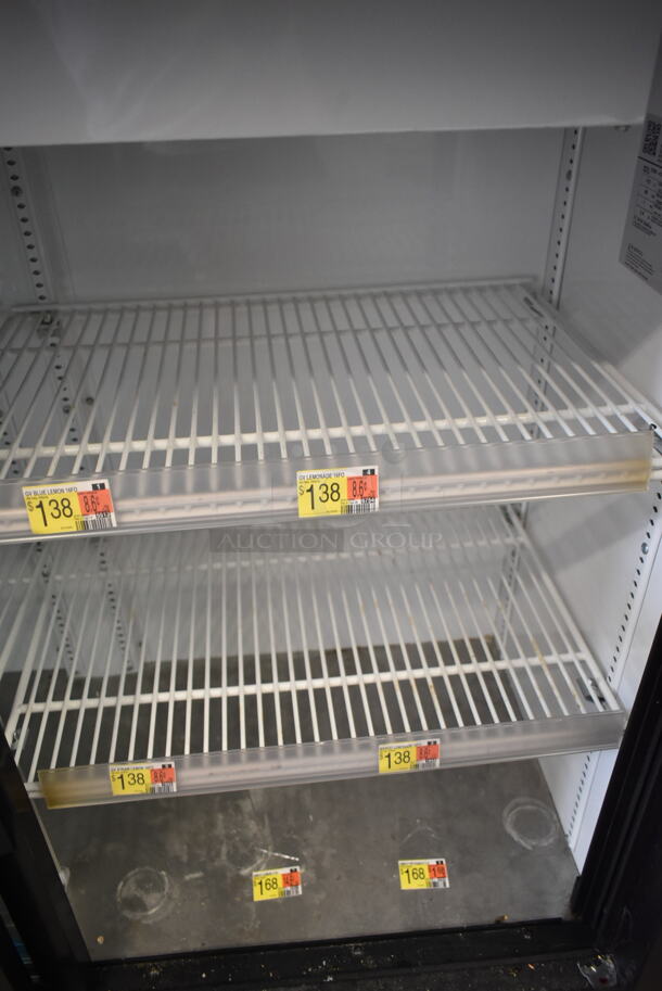 2018 True GDM-41SL-48-HC-LD Metal Commercial 2 Door Reach In Cooler Merchandiser w/ Poly Coated Racks. 115 Volts, 1 Phase. Tested and Working! - Image 2 of 5