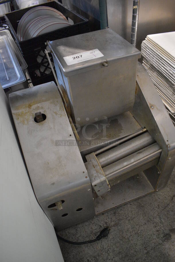 Stainless Steel Commercial Countertop Pasta Machine. 115 Volts, 1 Phase. 23x15x22. Tested and Working! - Image 5 of 6