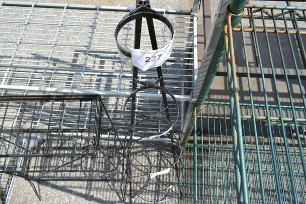 Black Metal Rack.  - Image 2 of 2