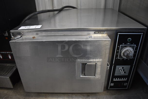 Garland Stainless Steel Commercial Countertop Electric Powered Single Deck Steam Cabinet. 208 Volts, 3 Phase. 24x24x15