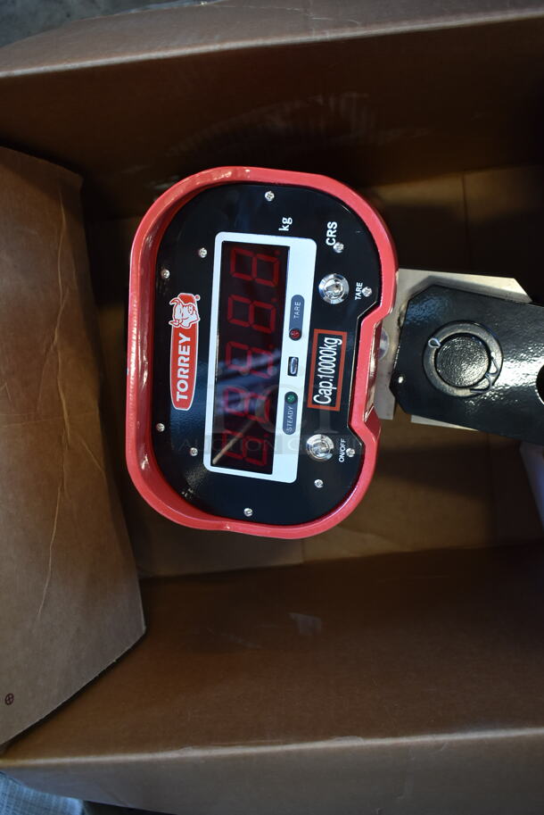 BRAND NEW SCRATCH AND DENT! Torrey CRS-10000 Orange Metal 10,000 lb. Digital Crane Scale - Image 5 of 5