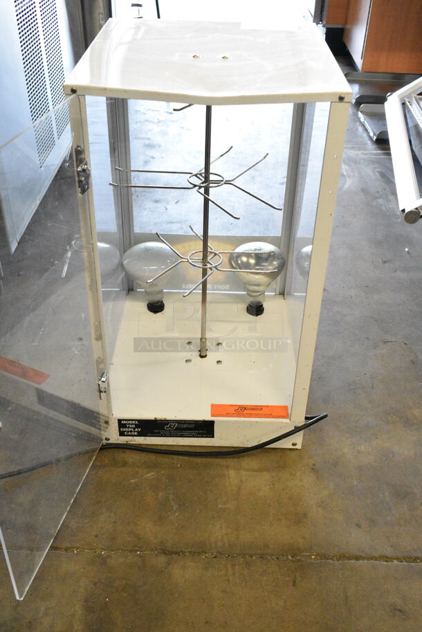 J&J Snack Foods 750 Metal Commercial Countertop Heated Merchandiser Display Case. Tested and Working! - Image 3 of 4