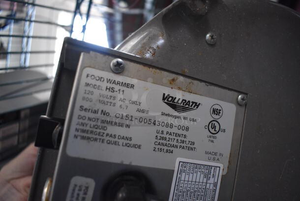 Vollrath Cayenne HS-11 Stainless Steel Commercial Countertop Soup Kettle Food Warmer w/ Lid. Does Not Have Drop In. 120 Volts, 1 Phase. Tested and Working! - Image 6 of 6