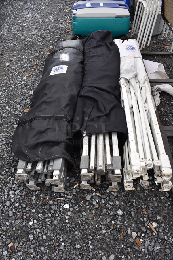 3 EZ Up Pop Up Tents. 10x10x64. 3 Times Your Bid! - Image 2 of 4