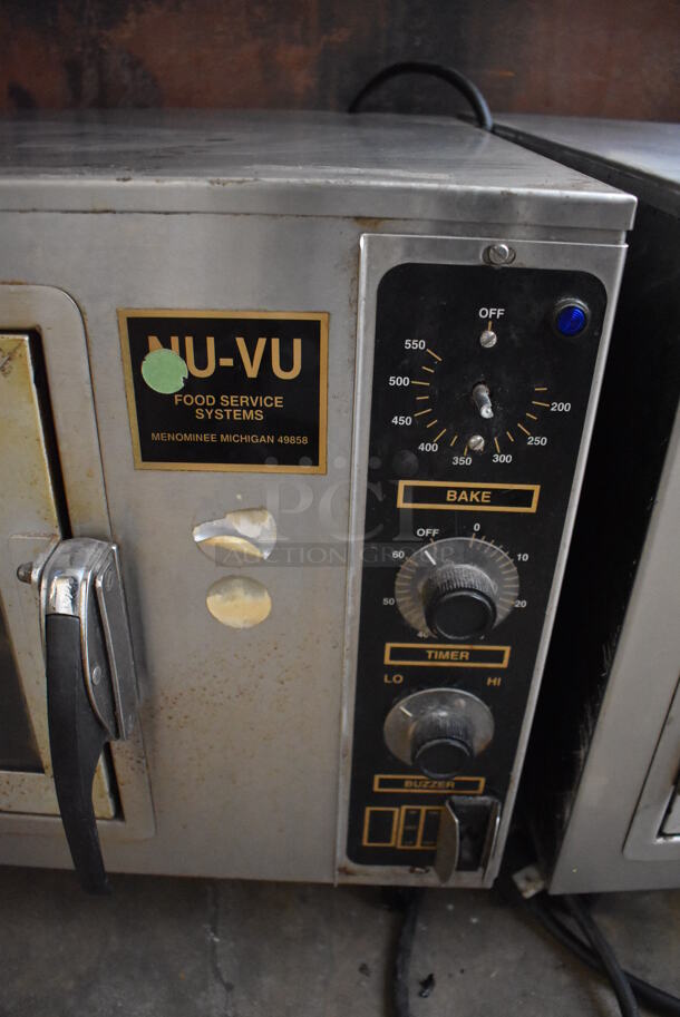 Nu Vu XO-1 Stainless Steel Commercial Countertop Electric Powered Oven. 120 Volts, 1 Phase. 27x24x20 - Image 3 of 5