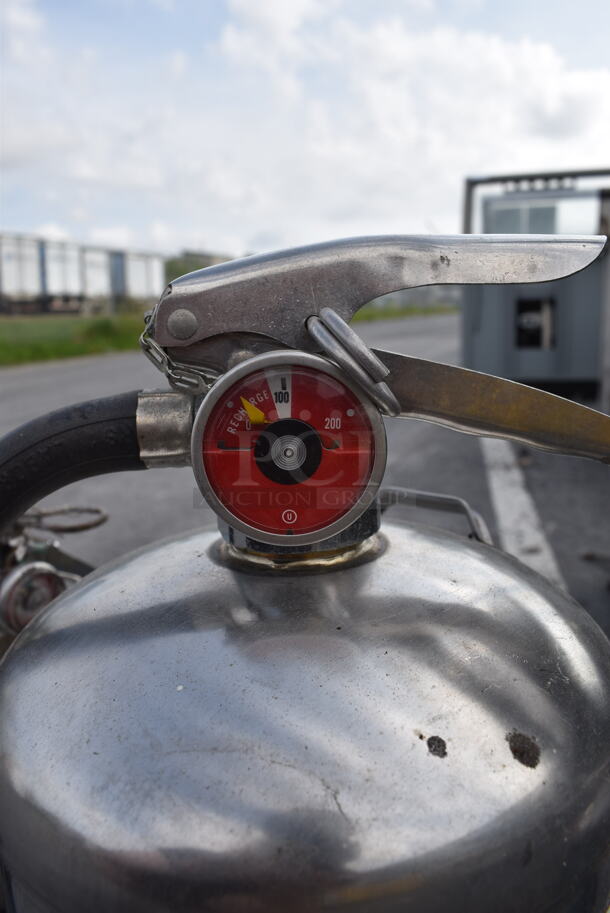 3 Various Wet Chemical Stainless Fire Extinguishers. Buyer Must Pick Up - We Will Not Ship This Item. 3 Times Your Bid! - Image 6 of 8