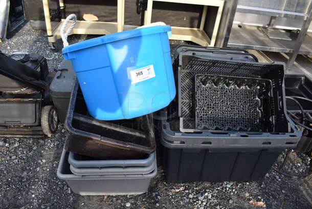 ALL ONE MONEY! Lot of Various Poly Bins - Image 2 of 7