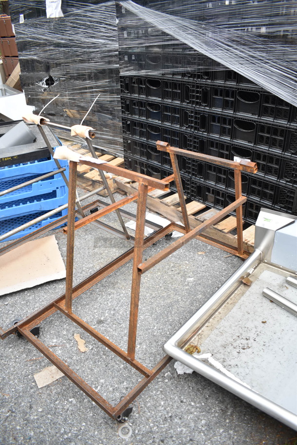 2 Metal Frames on Commercial Casters. 2 Times Your Bid! - Image 3 of 6