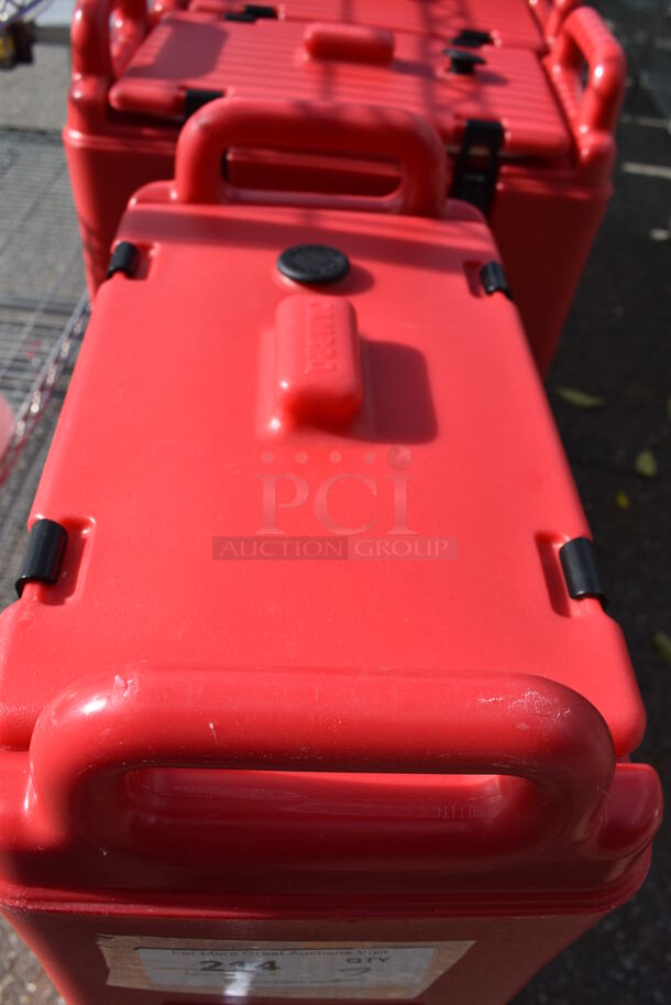 2 Cambro 500LCD Red Poly Insulated Beverage Holder Dispensers. 9x16.5x24. 2 Times Your Bid! - Image 4 of 12