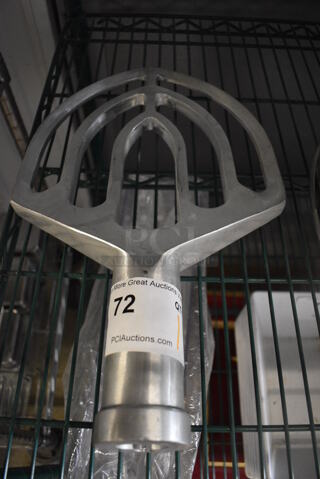 Metal Commercial Paddle Attachment for Hobart Mixer. 9.5x3x16