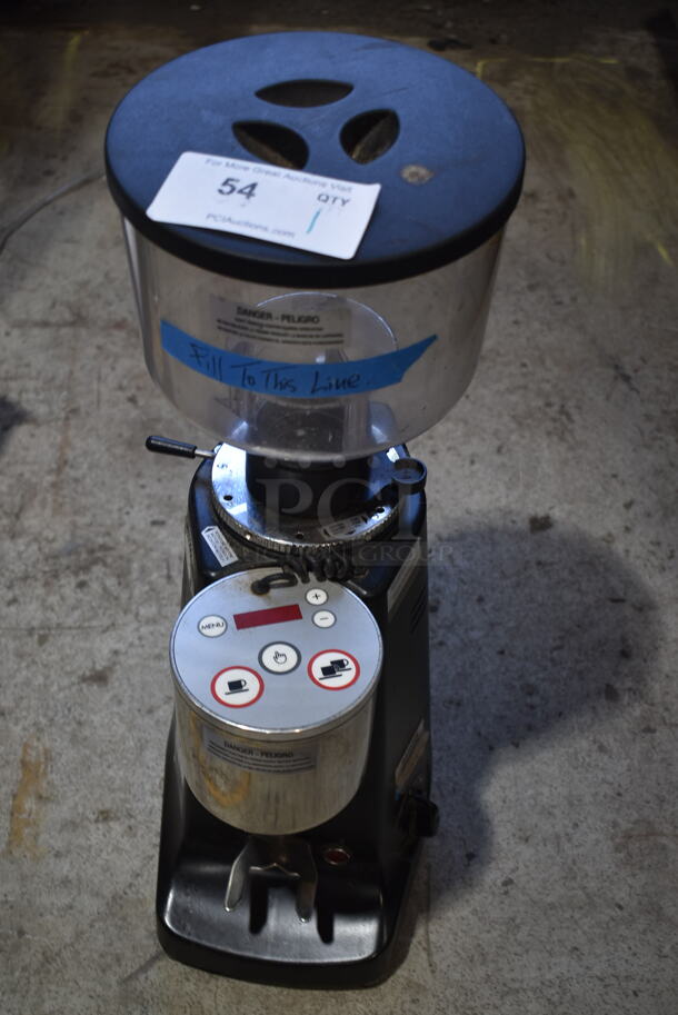 Mazzer Luigi Major Electronic Metal Commercial Countertop Espresso Bean Grinder. 120 Volts, 1 Phase. Tested and Working! - Image 2 of 4