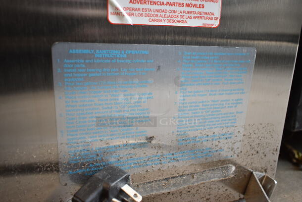 Taylor 430-12 Stainless Steel Commercial Countertop Single Flavor Soft Serve Ice Cream Machine w/ Drink Mixing Attachment. 115 Volts, 1 Phase.  - Image 4 of 6