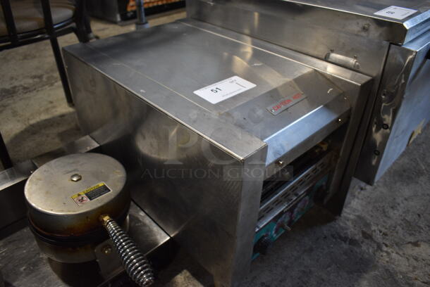 Toastmaster Stainless Steel Commercial Countertop Conveyor Oven. 1 Phase. 15x21x15. Cannot Test Due To Cut Power Cord - Image 3 of 5