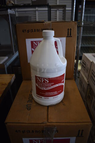 7 Boxes of 4 BRAND NEW NFS Non Ammoniated Floor Stripper. Total of 29 Jugs. 6x6x12. 7 Times Your Bid!