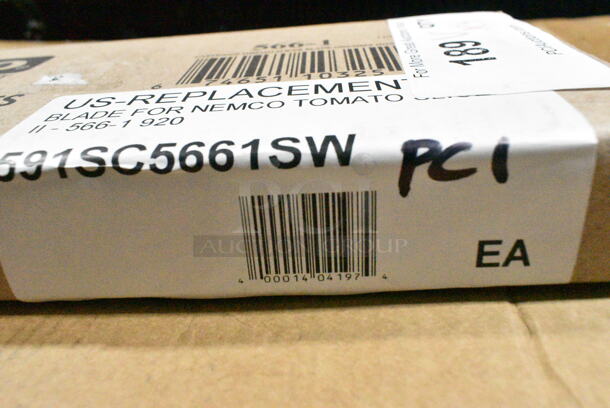 4 BRAND NEW SCRATCH AND DENT! Items Including 591SC5661SW Nemco Scalloped Blade Assembly for Easy Tomato Slicer II, 59155135SW Nemco 55135 Easy Slicer Vegetable Slicer Replacement Blade Set, Cooking Performance Group 351302170058 Thermocouple, Filter. 4 Times Your Bid!  - Image 4 of 8
