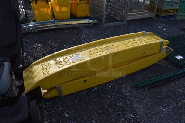 2 Highland Ramp Arts Yellow Poly Ramps. 64x12x7. 2 Times Your Bid! - Image 5 of 8