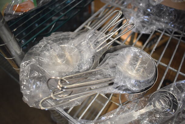 ALL ONE MONEY! Lot of 2 Sets of Dry Measuring Cups and 2 Sets of Teaspoons.  - Image 3 of 3
